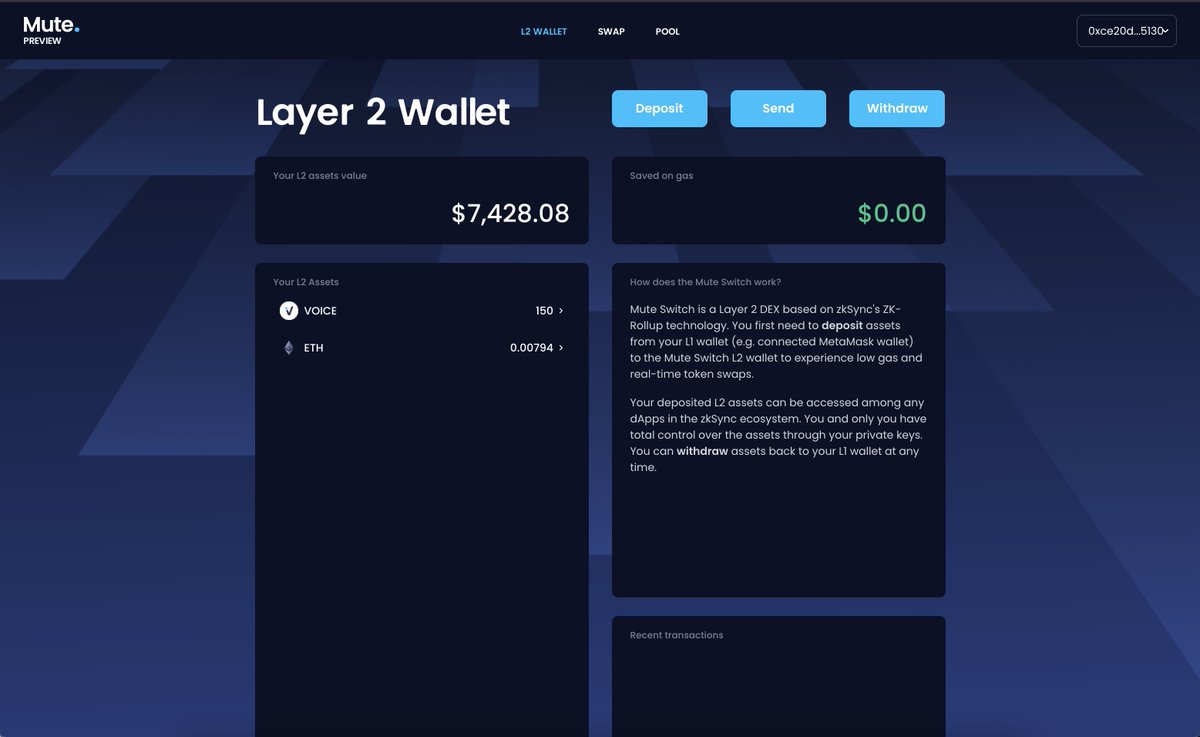 koi_finance's tweet photo. It's all coming together nicely!

Full L2 zk-rollup wallet functionality is live! Users can now deposit and withdraw between L1/L2 🥳

We continue to build out our AMM with open Beta expected v.early Q4 💪

https://t.co/8ntGwqsIgd https://t.co/ljDzezEUqd