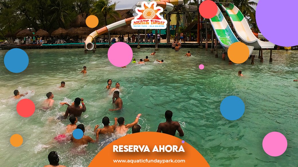 Come to Isla Mujeres 😁 and have the experience of a life time 🤯, bring your friends and family. 🥳
Enjoy our differents activities 🏝 and have fun in the caribbean. ✨
🤓Check our packages and make your reservations in:
aquaticfundaypark.com