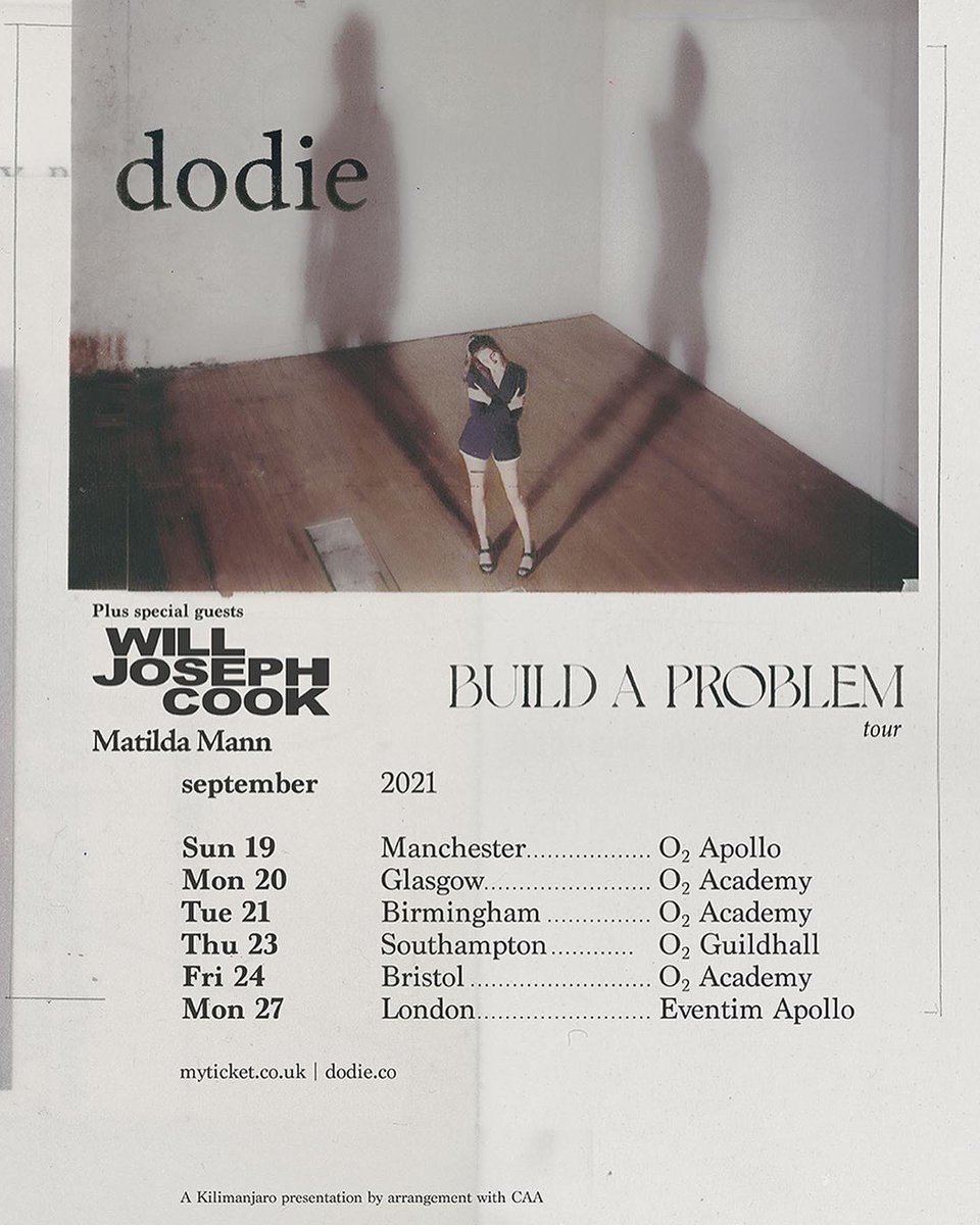 3 pics and a NUDGE dodie.co/tickets