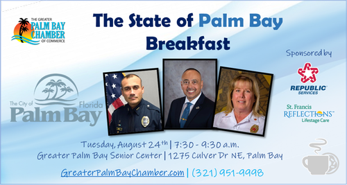 State of Palm Bay Breakfast Set for August 24 | palmbaylive.com/state-of-palm-…