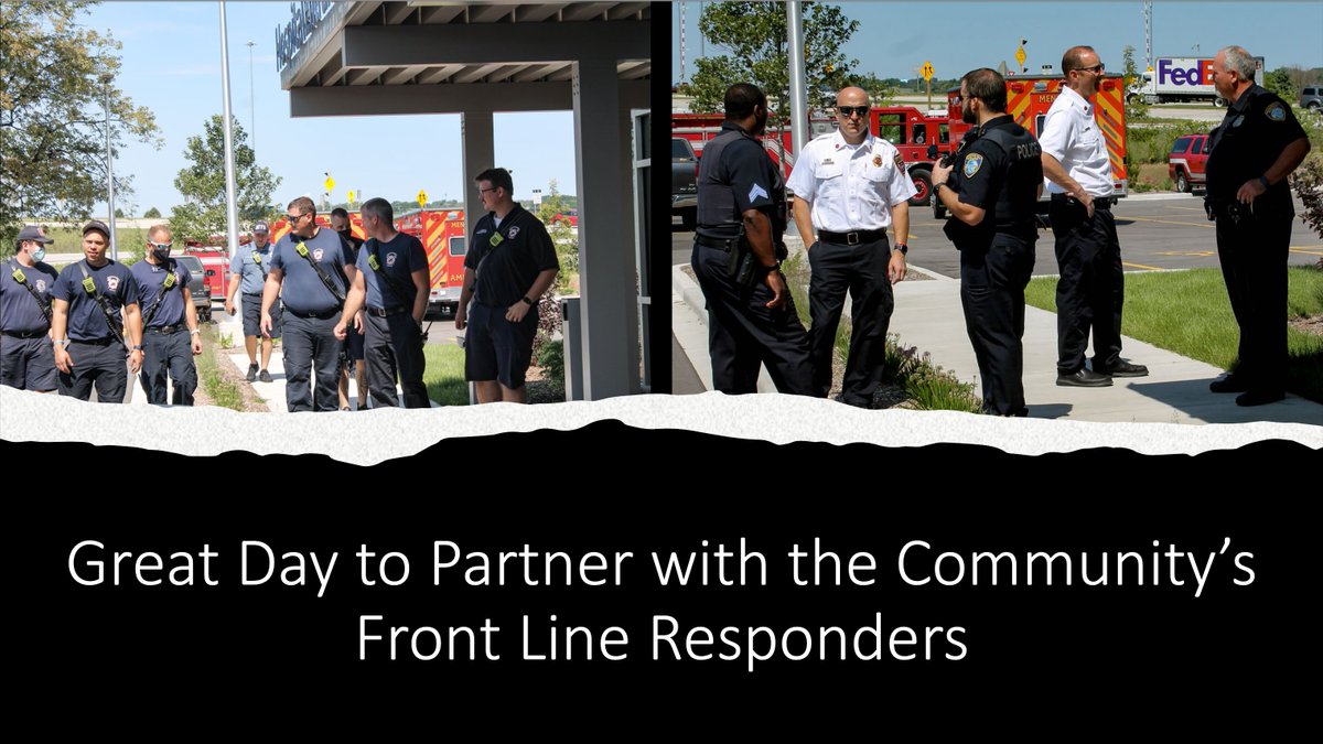 EmerusHoldings's tweet photo. Our new facility in Menomonee Falls, Wisconsin, will be opening soon. We're proud of our staff, which recently introduced the Menomonee Falls Campus, &amp; its impressive capabilities, to the community's #firstresponders at a "Cooking for the Heroes" event. #HealthcaringIsOurCalling https://t.co/EJGEtspWhI