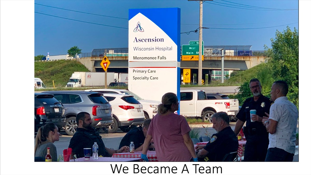 Our new facility in Menomonee Falls, Wisconsin, will be opening soon. We're proud of our staff, which recently introduced the Menomonee Falls Campus, &amp; its impressive capabilities, to the community's #firstresponders at a "Cooking for the Heroes" event. #HealthcaringIsOurCalling