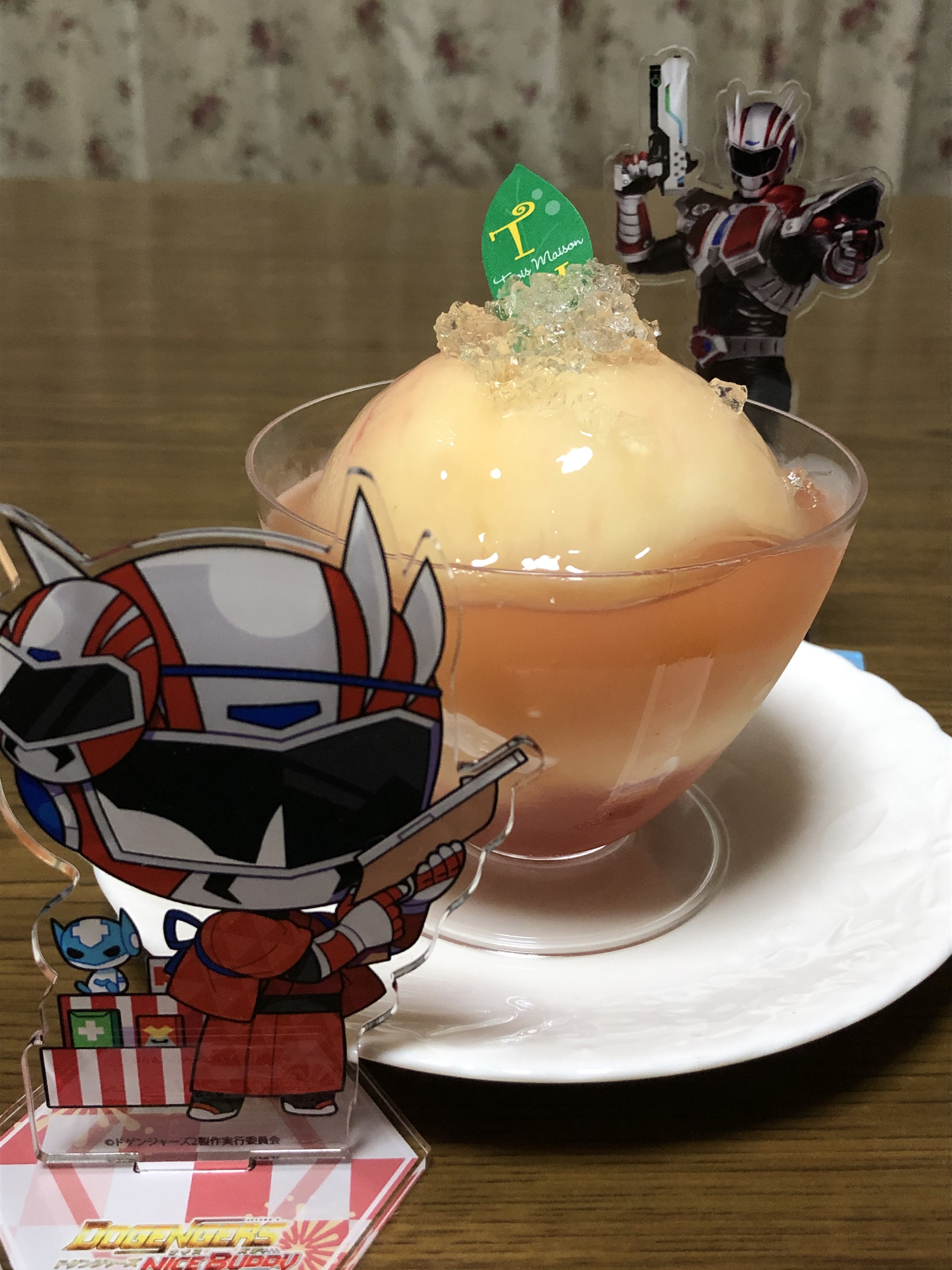 は さん 木綿のハンカチーフ この桃丸ごとケーキもあったけど去年一昨年と同じになっちゃうからwww 今年は抹茶と栗の ケーキです 美味しく頂きました トロアメゾン Twitter