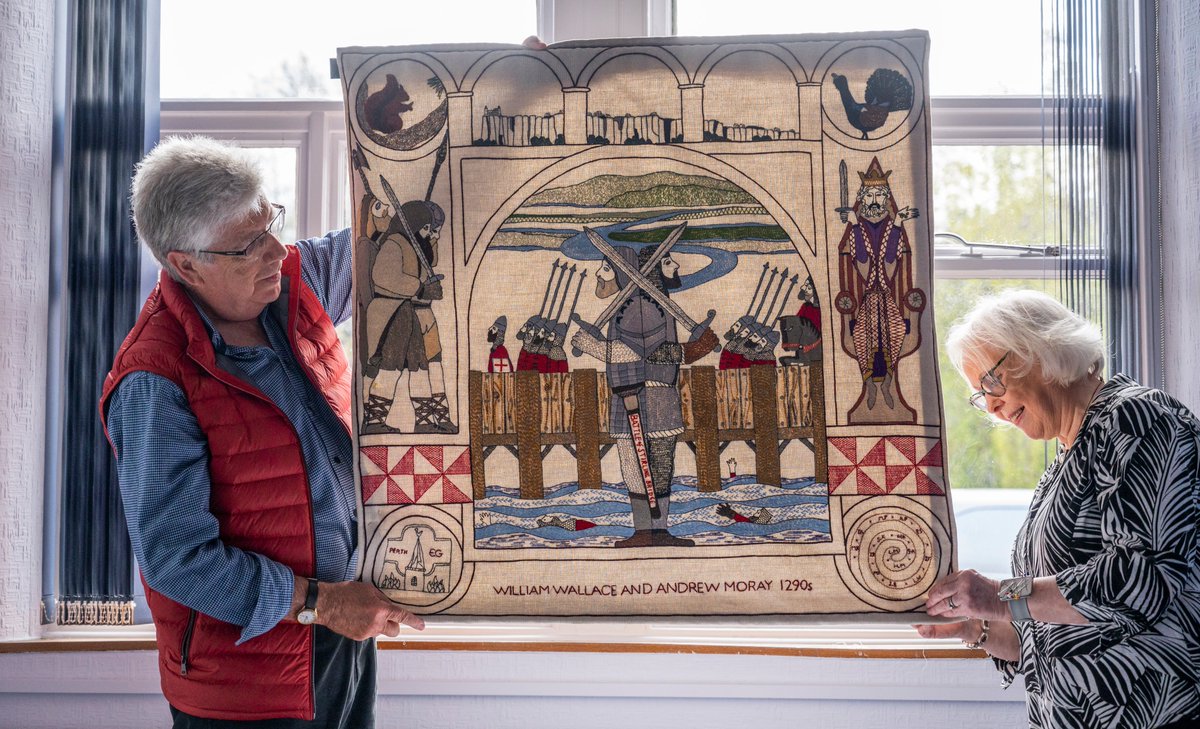 GreatTapestrySc's tweet photo. Over 1,000 people around Scotland put so much care, love &amp; attention to detail into the creation of The Great Tapestry of Scotland. Keep following us here on Twitter next week for a big announcement. #scotlandstartshere https://t.co/2P9XZU5G1T