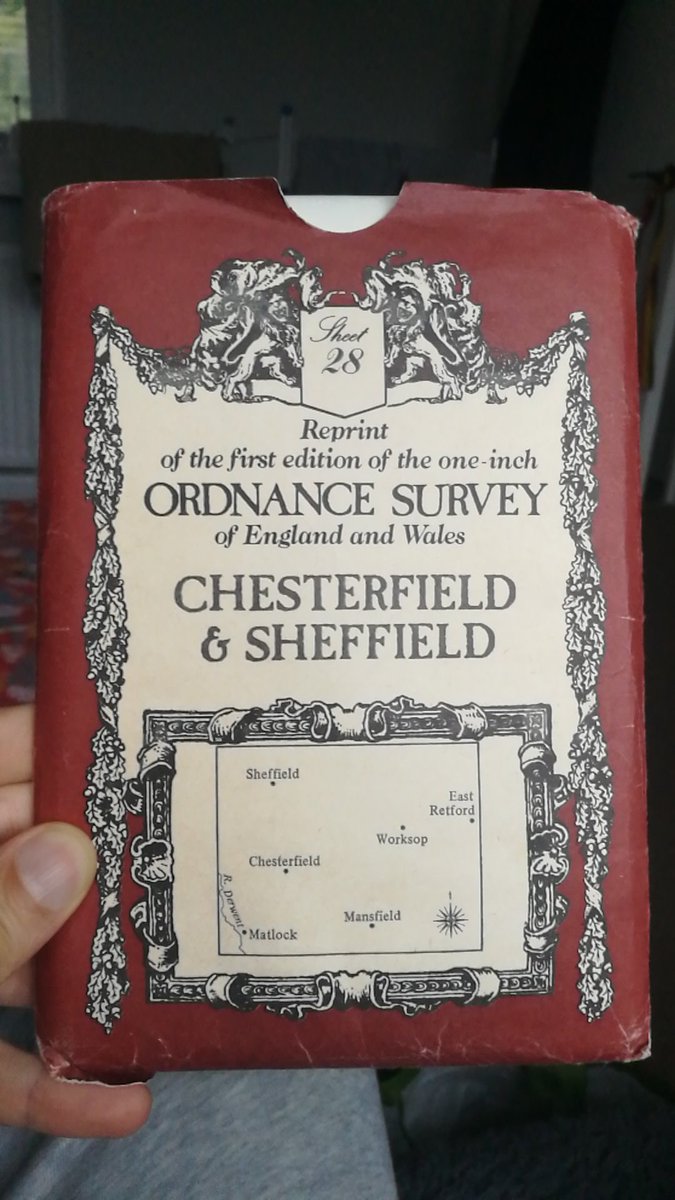 MindGeographic's tweet photo. @OrdnanceSurvey Look what I found in a charity shop: What a relic! Love these hidden gems ❤️💙
#cartography #maps #History https://t.co/kMsjhmXQq4