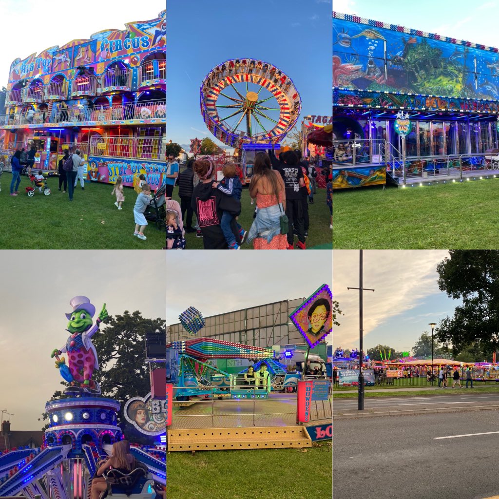 The #chalkwell fair is back in town, it’s great to see life returning to normal after the pandemic - it was loud and bright and fun! #Southend #allthefunofthefair