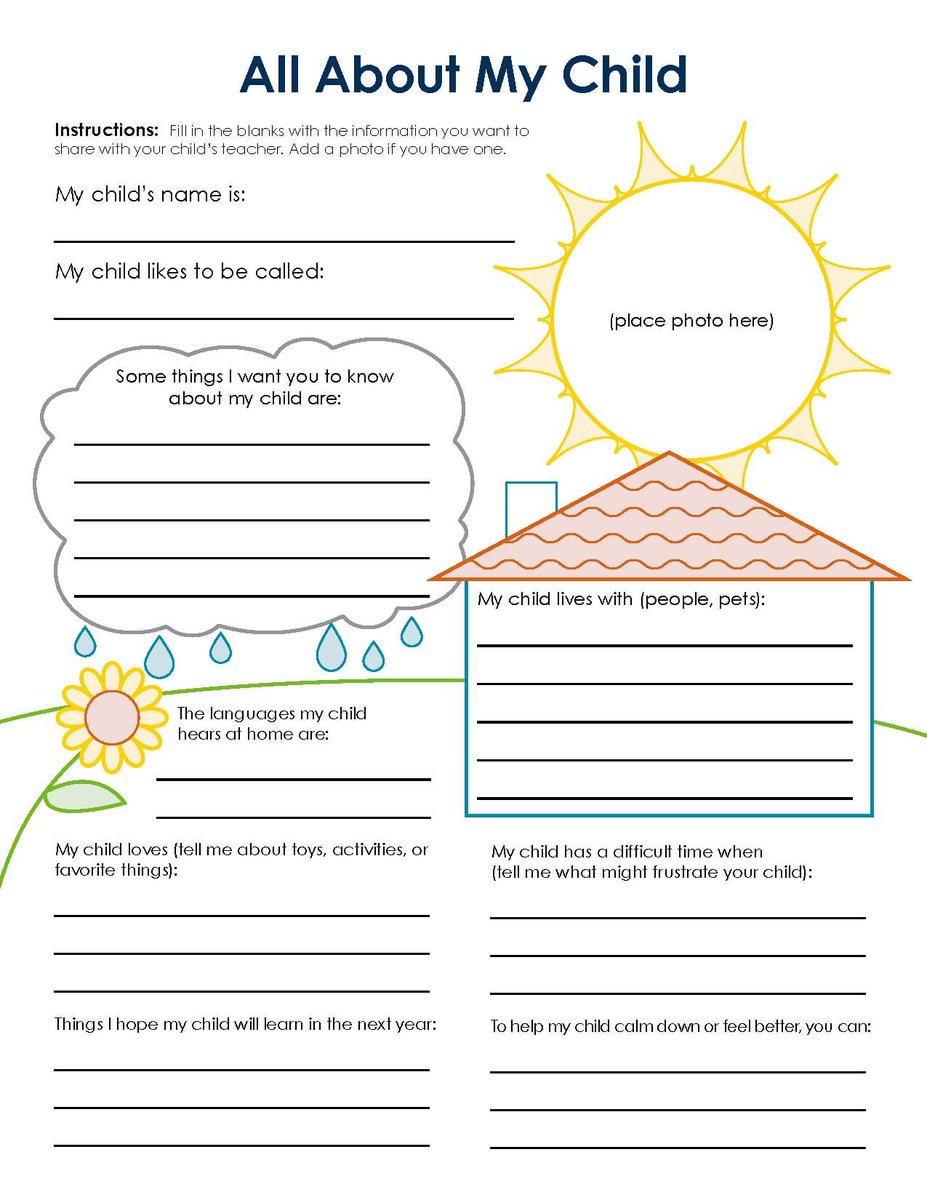mlhemmeter's tweet image. This is a great tool for getting to know your new students and families!! @PyramidModel @vupeabody