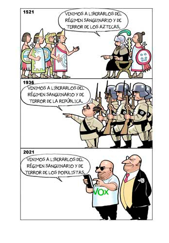 La Jornada (@lajornadaonline) on Twitter photo #MonerosLaJornada La derecha española no cambia, cartón de <a href="/fisgonmonero/">Rafael Barajas</a>
bit.ly/37L1Myd #MonerosLaJornada La derecha española no cambia, cartón de <a href="/fisgonmonero/">Rafael Barajas</a>
bit.ly/37L1Myd