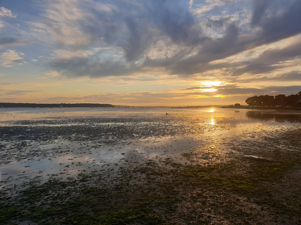 PhilToms74's tweet photo. Don't know much about photography but quite pleased with this shot of Poole Harbour... https://t.co/JwXFka1gDK