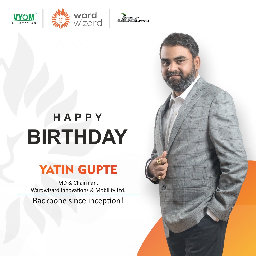 WW_wardwizard's tweet photo. As you turn another leaf on the chapters of your life, Wishing you plentitude of success, health and happiness.
May you have the Lion’s share of bliss and abundance this year, and the many years to come.
#wardwizard #businessman #happybirthday #yatingupte https://t.co/sxOFapZ6Dp
