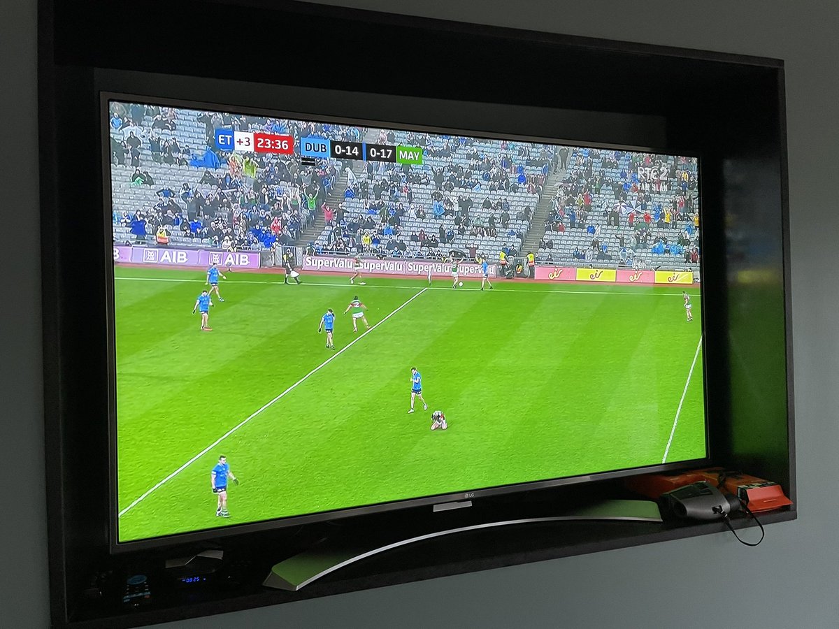 So much for Colm O’Rourke saying “this match is over, we may as well go home.” Brilliant to see Mayo beat the Dubs! #mayovsdublin #GAA