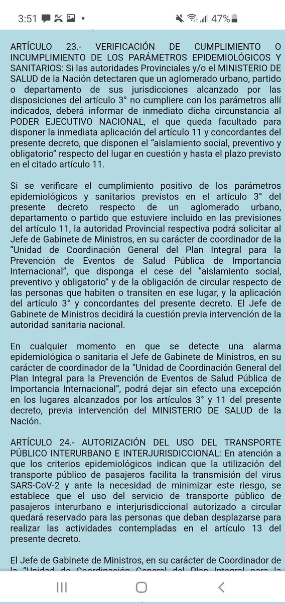 alfonsopratgay's tweet photo. Culpando a su pareja exhibe su estatura moral y tqmbién condena a ambos: a ella por violar el art 19, y a él, quien desempeña el PEN, por violar el art 23 de ese mismo decreto 576/20.👇🏼
JUICIO POLÍTICO "por mal desempeño o por delito en el ejercicio de sus funciones" art 53 CN https://t.co/ETWtm8htGL