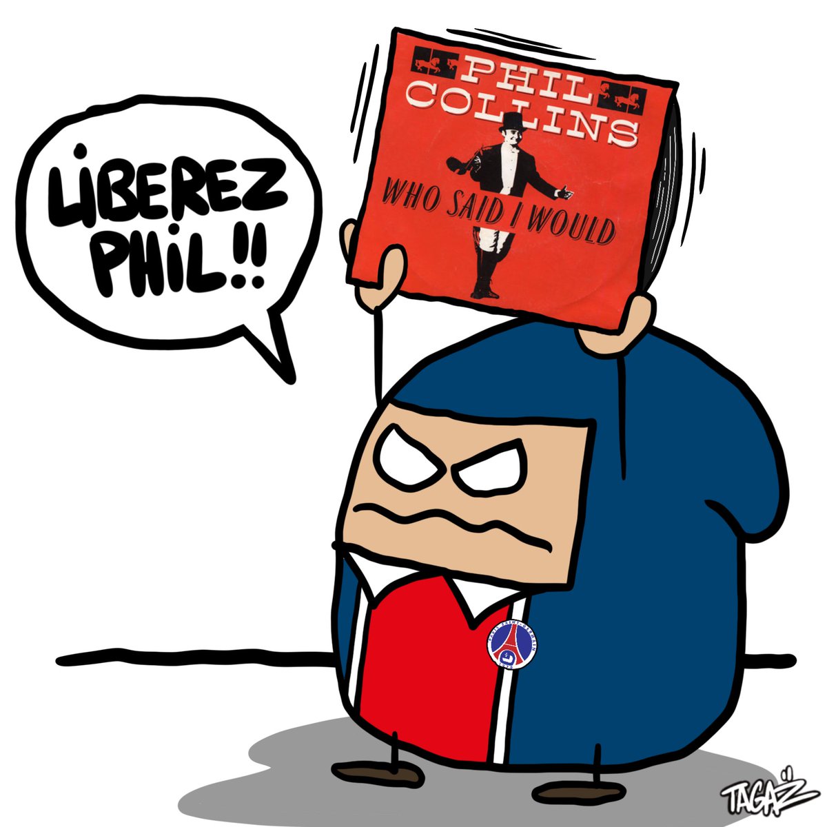 Rendez Nous Phil ! 🎶🎵🎼😜🔴🔵
#PSGRCSA #Paris #PSG #musique #PhilCollins #parcdesprinces