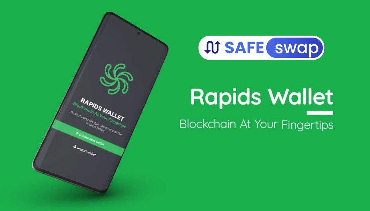 O primeiro #Dapp que fará uso da API de informações de token <a href="/RapidsWallet/">Rapids Wallet</a> é <a href="/safeswaponline/">safeswaponline</a> 📲

Qualquer token para o qual adicionarmos informações na Carteira Rapids também verá suas informações de token e logotipo na plataforma safeswap.online🚀

 #RapidsNetwork #RPD