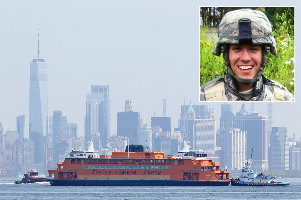 nypost's tweet photo. Take a look inside the new Staten Island Ferry named after war hero https://t.co/K4aQCTx8L2 https://t.co/g4QC0pLRdz