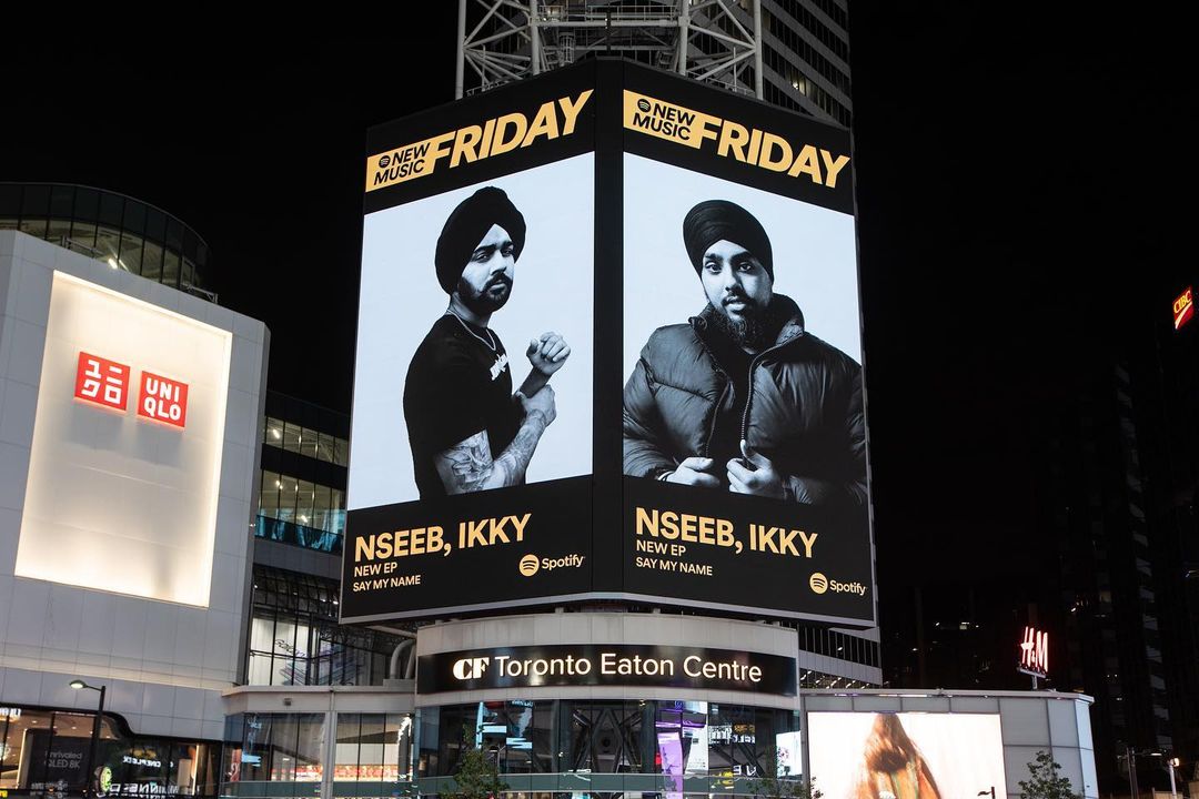ikkymusic's tweet photo. “Jaane Toronto saara ghuma downtown jad” 🔥🔥🔥 @nseeb604 we did this for the culture! Listen to SAY MY NAME on @spotify @spotifycanada https://t.co/jXxxXEbXcn