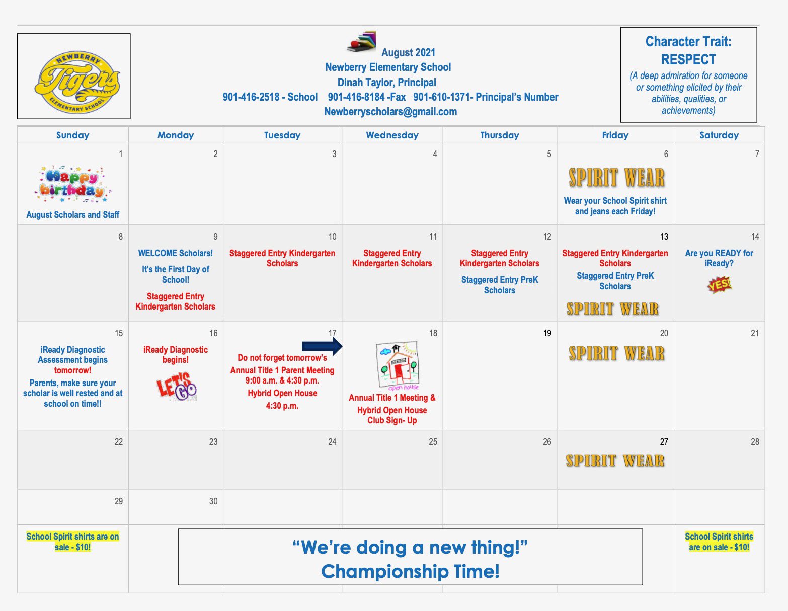 Newberry Elementary on Twitter back for the 20212022 school