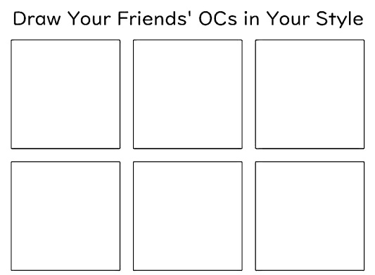 Hey mutuals, show me your ocs! I will do another 6 this time 