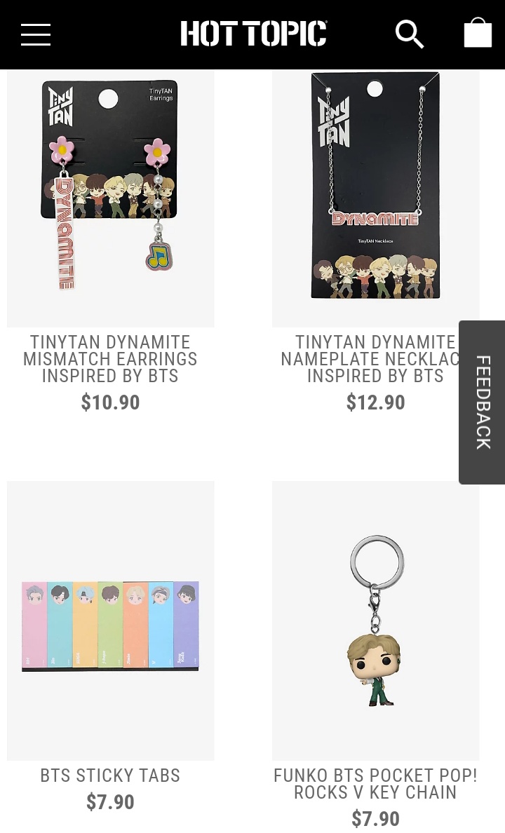 Hot Topic Bts Earrings 2025