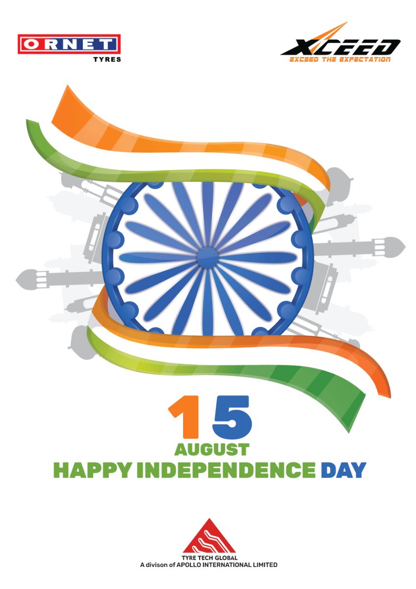 tyretechglobal's tweet photo. TODAY IS THE MOST SPECIAL DAY FOR INDIA AS WE GOT OUR INDEPENDENCE.LET US PROMISE TO TAKE OUR NATION ON THE PATH OF PROSPERITY AND GLORY.
WISHING YOU A WARM HAPPY INDEPENDENCE DAY #happyindependenceday2021 #prosperity #independenceday #nation #india https://t.co/ZthHxsaXuO