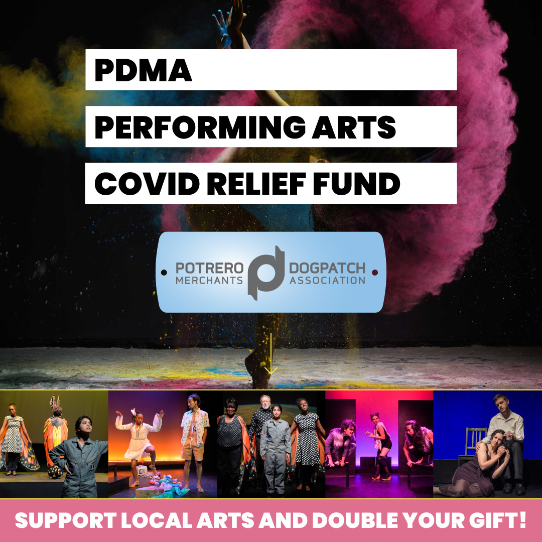 potrerodogpatch's tweet image. Support local arts organizations and double your impact! Contribute to the PDMA Performing Arts COVID Relief Fund today! potrerodogpatch.com/performing-art… @crowdedfire @GoldenThread @playgroundsf @pwfoundation @PotreroStage @smuinballet