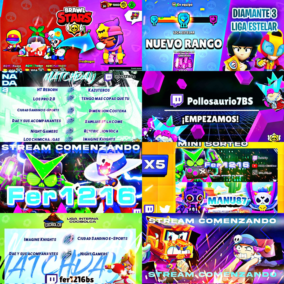 Gentecita bonita, me pongo a la orden como diseñador, aquí tienen algunos de mis diseños como headers y miniaturas. 💙 Cualquier cosa tengo md abierto u.u

Fav♥️ y RT 🔁 se agradece c: