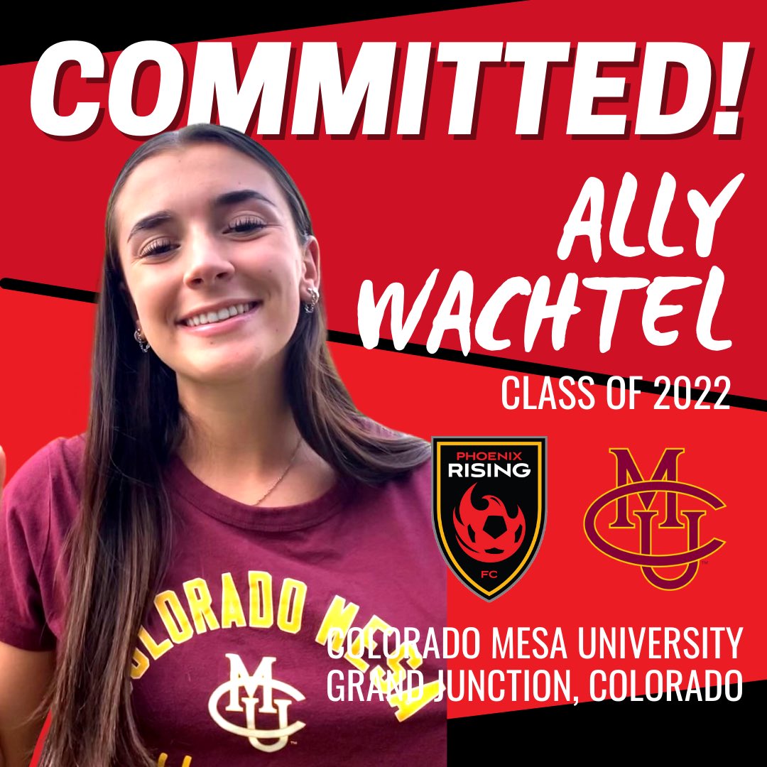CONGRATULATIONS to @allysonwachtel on her commitment to play college soccer at @coloradomesawomenssoccer!  We are so proud of you! 🔥⁣
⁣
Go Mavericks! 🏆⁣
⁣
⚽️⚽️⚽️⚽️⚽️⚽️⚽️
#risingtogether #UPrising #theecnl #riseup