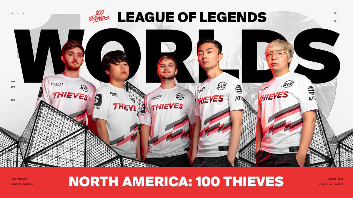 WE'RE GOING TO WORLDS. We are so excited and honored to represent North America in the 2021 League of Legends World Championship in China this year! #100T #Worlds2021