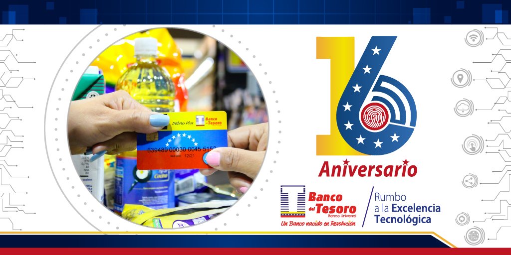 bcodeltesoro's tweet image. #16AñosBT | La institución cuenta con 34 productos y servicios para facilitar las operaciones de los usuarios, entre ellos: Cuenta en Moneda Extranjera Plus, Tarjeta de Débito Plus, Intervención BCV, Menudeo Plus, Menudeo en Taquilla, Tesoro Pago Global, entre otros.