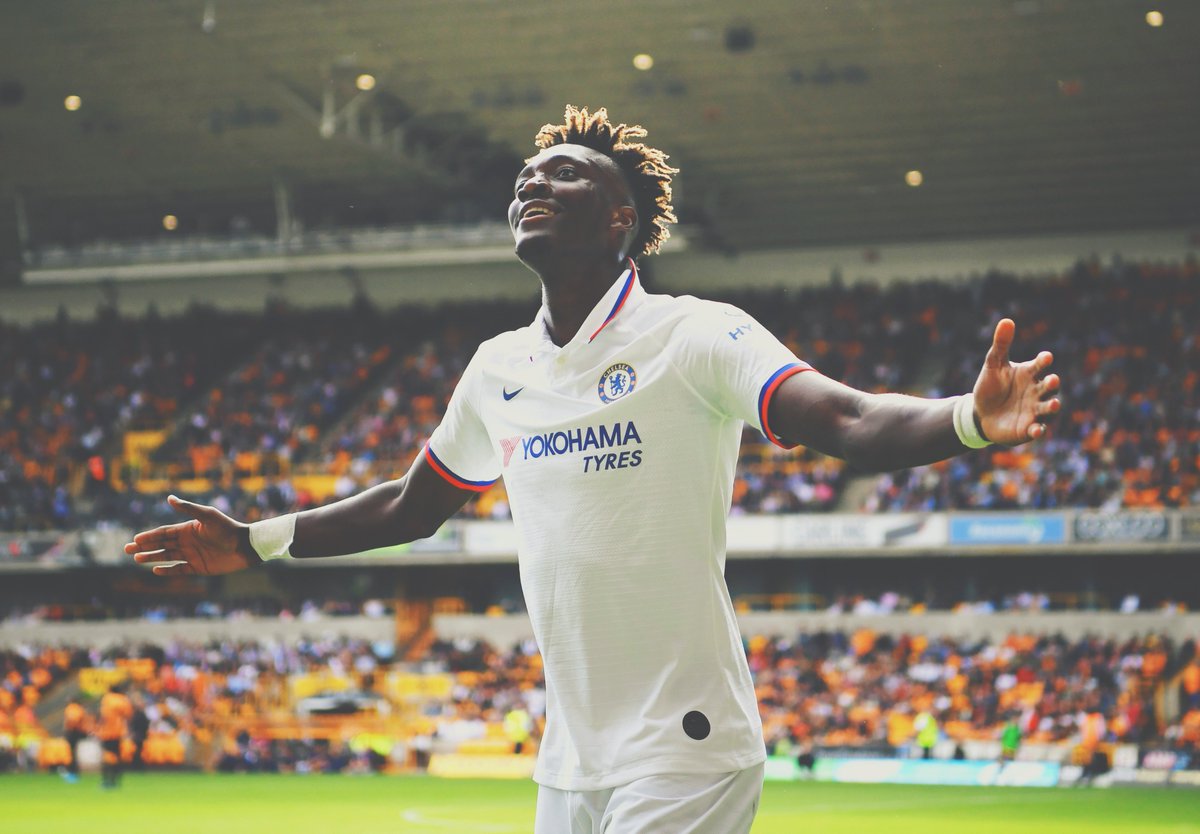LondonBluePod's tweet photo. From all Chelsea supporters, best of luck or “buona fortuna” at Roma, @tammyabraham! It’s been our privilege to watch you play for our club and your presence will be missed. Thank you for so many wonderful memories. We look forward to watching you run the show in Serie A! 💙 https://t.co/KkukHlFUAg