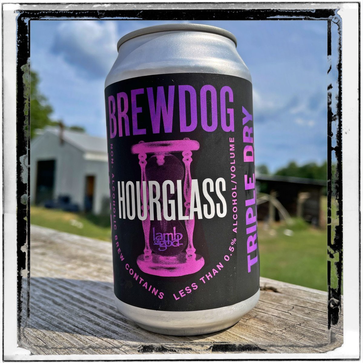 It’s a beautiful day to crack some <a href="/BrewDog/">BrewDog</a> x <a href="/LambOfGod/">Lamb Of God</a> <a href="/LambOfGodBeer/">Lamb of God Beer</a>!  This is their latest, Hourglass Triple Filtered IPA!  Review coming soon to FarBeyondSnubie.com.