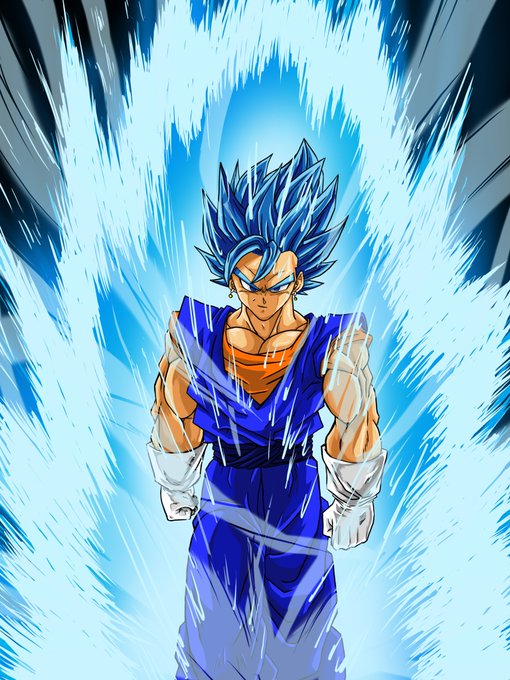 Gogeta SSJ4 SSJ Blue - DempseyJ Illustrations