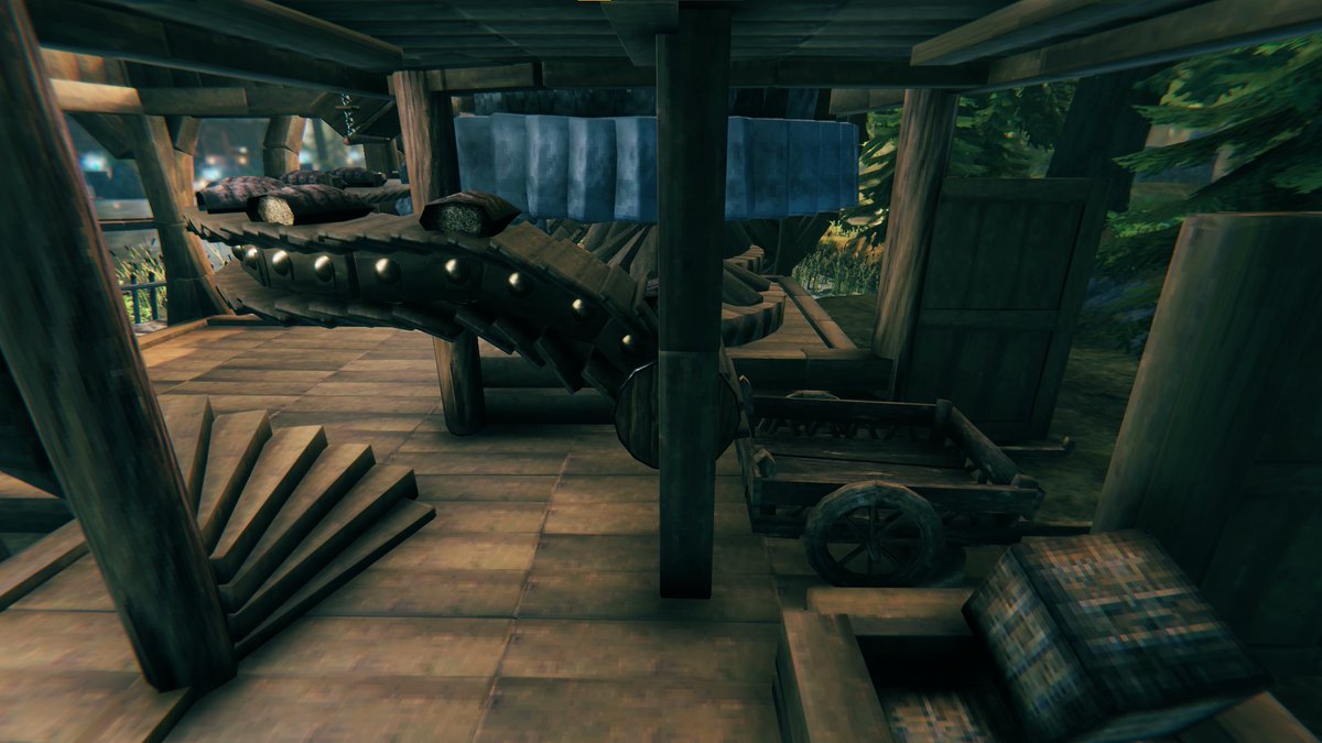 ValheimPictures's tweet photo. "Old Water Mill" by _-GH05T-

Reference: https://t.co/BaAgciXfR5

#ValheimBuild #ValheimScreenshot #ValheimGame #ヴァルヘイム #Valhiem #Valheim #Vikings #Viking #Watermill #Mill #River #Trees #Base #BaseBuilding #Building #Survival #SurvivalGame #Screenshot #Screenshots #GameArt https://t.co/qXcjh6k0Es