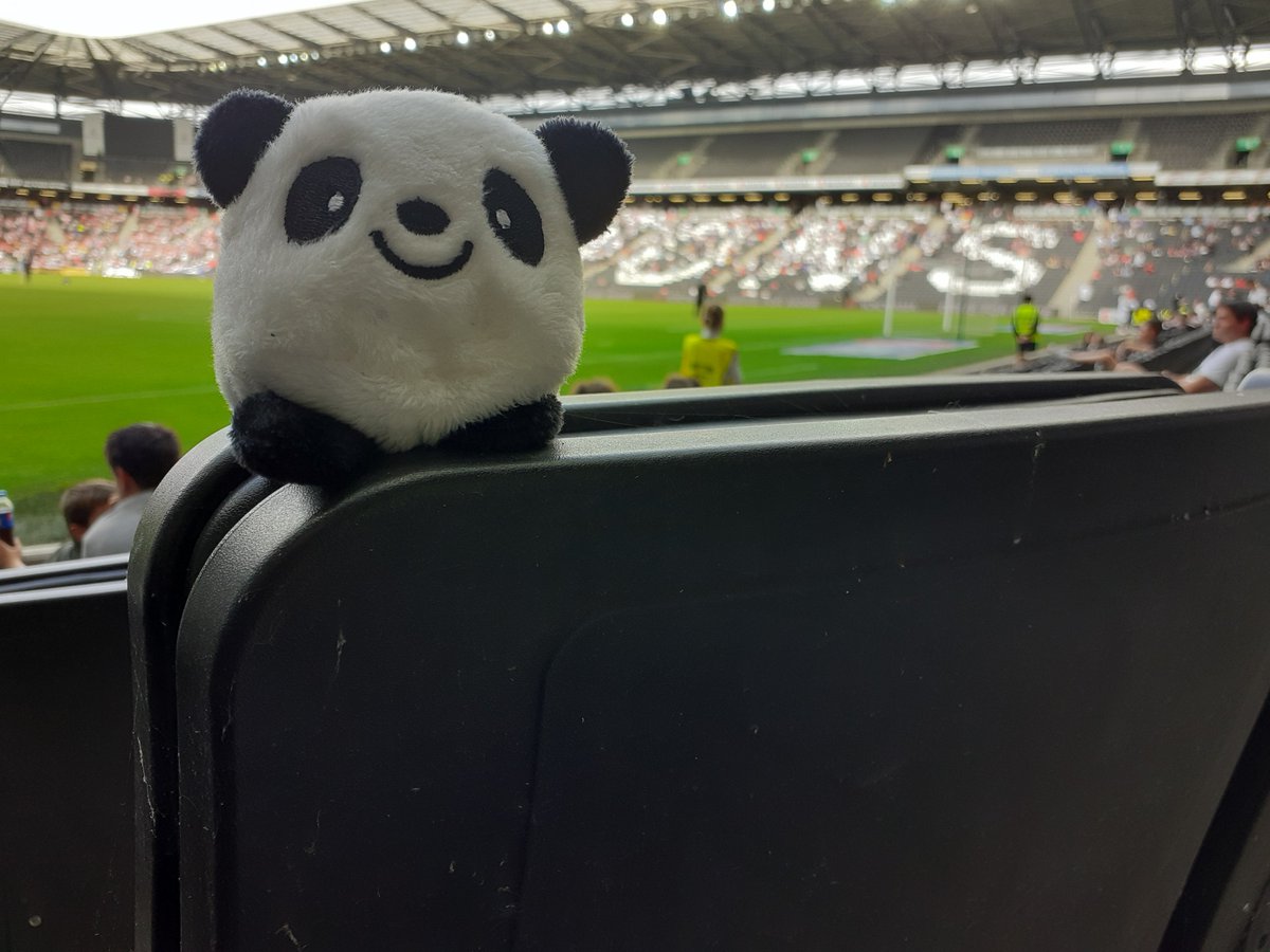 At #mkdons with my boy.