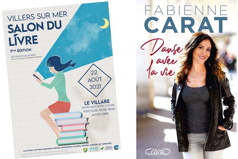 FABIENNE_CARAT's tweet photo. #danseaveclavie 📕💃🏾✨
J-7 !!! Je vous donne RDV dimanche 22 août à partir de 10h pour une journée de dédicaces au #salondulivrevillerssurmer 📕✍️🎈
BON WEEK-END À TOUS Xxx https://t.co/T9nGbIAKwZ