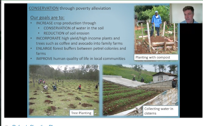 BirdsCaribbean's tweet photo. Focus of @EPICislands community-based project in #BoukanChat #Haiti is "conservation through poverty alleviation." Sustainable agriculture, water conservation, reforestation - improving quality of life for humans and helping protect the #BlackCappedPetrel @AmOrnith #2021AOS_SOC https://t.co/Ed1JVCJ1ec