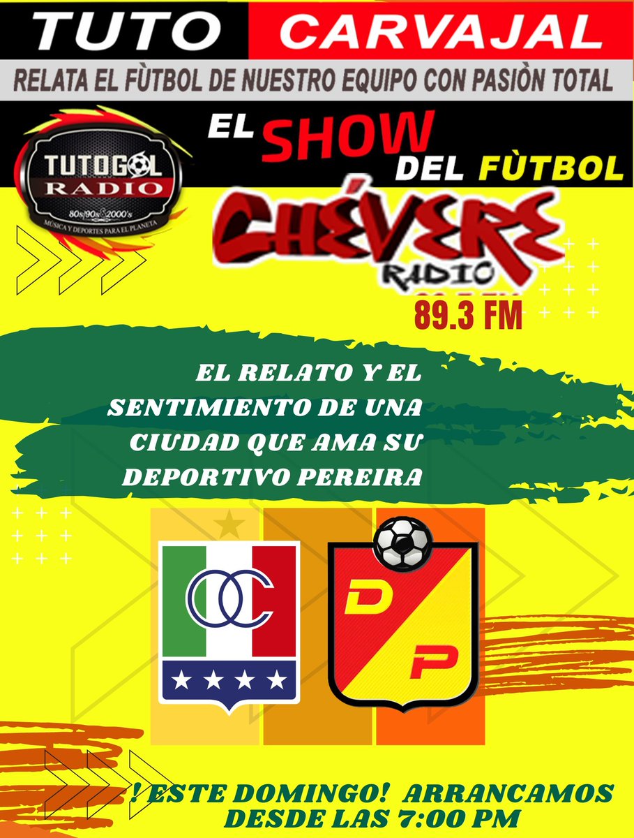 TUTOGOL's tweet photo. #ElShowDelFutbol #LaBanda entera #Relatamos al @Corpereira #TutoCarvajal #ChaloGonzalez #GilmarReyes #GustavoGonzalez #MaoVidal #WilsonBedoya https://t.co/AVBxlWT0Xh