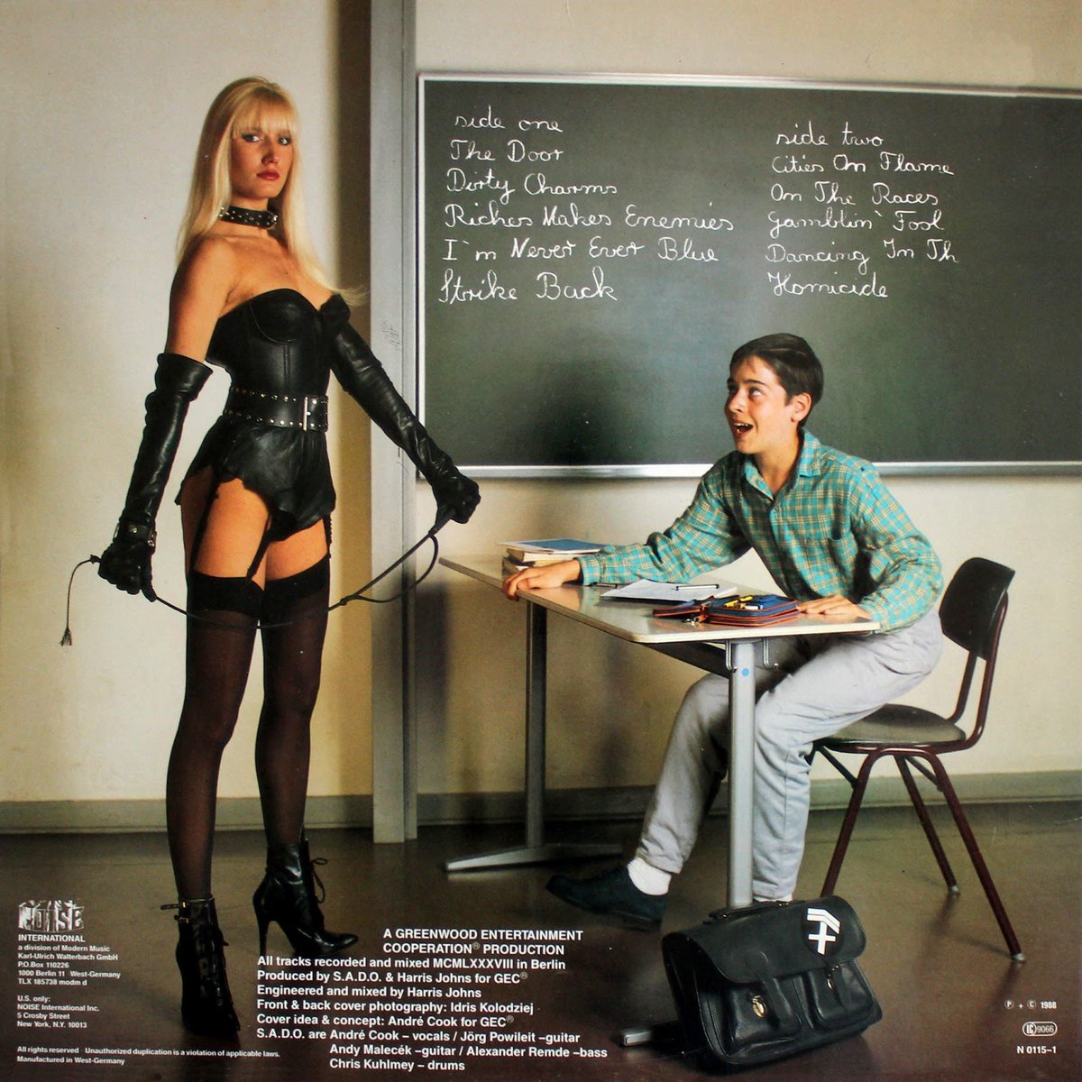 ThisDayInMETAL's tweet photo. Aug 14th 1988 S.A.D.O. released the album “Dirty Fantasy” #DancingInTheDark #DirtyCharms #CitiesOnFlame #RichesMakesEnemies #HeavyMetal
Did you know…
The band was from Berlin, Germany and formed in 1983. https://t.co/FcL4DbJLLn