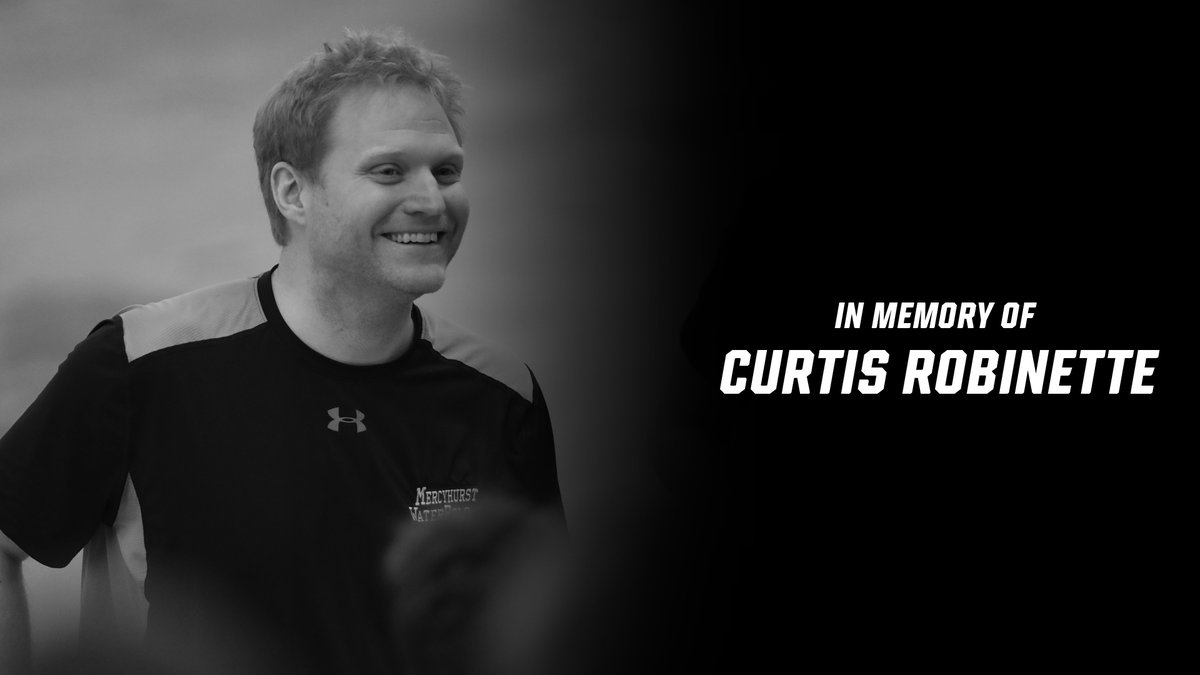The Mercyhurst University Athletic Department and its Water Polo student-athletes and alumni mourn the passing of head coach Curtis Robinette, who passed away early Saturday after a courageous battle with cancer.

bit.ly/37JW8ws