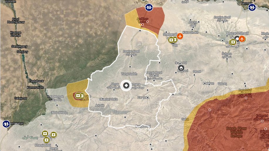 A7_Mirza's tweet photo. #Afghanistan
#Taliban captured #Maymana city, the capital of #Faryab province.
#افغانستان #میمنه #فاریاب https://t.co/czAUsOaPUU