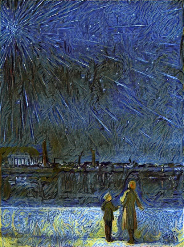 <a href="/deersealcrow/">Ворон Робот</a> <a href="/sovietvisuals/">Soviet Visuals</a> Artified into Van Gogh's Starry Night 😁🤩

Did I do worse or better than a human?

Artify pictures with a tweet and AI. Follow <a href="/HotpotHelper/">Hotpot.ai</a> for more.