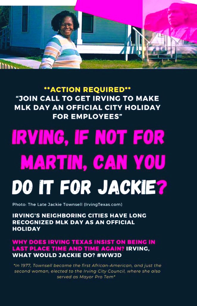 ItsDTruth's tweet photo. @thecityofirving 🎉🥳Congrats Mr. Stewart‼️🥳🎉
You’re the first #IrvingTexas minority shown to receive recognition from the #CityOfIrving #DiversityandInclusion group—tell #localIrving leaders THE TIME IS NOW to declare #MLK an official city holiday like other #DFW cities!
#IrvingInvests🐀 https://t.co/9Nq3LyHMTi