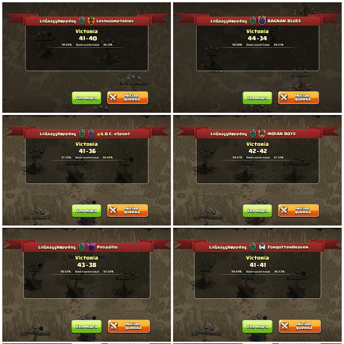 Se completa el proceso 😎
CAMPEONES de <a href="/CLC_CoC/">Champions Leagues Clash</a> 🥳
Final cerrada de principio a fin 🥶
Un titulo más para la casa 💚
<a href="/03_Fbyn/">03_Fbyn</a> 
<a href="/Lil_Cristian19/">Líl Cristián</a> 
<a href="/Javierqm29/">Javier</a> 
<a href="/Xavict92/">Xavi</a> 
Op team 💚
#TogheterWere_A_Plague 🦗💚

Gg <a href="/Linzacos/">Linzacos</a> 👏🏽