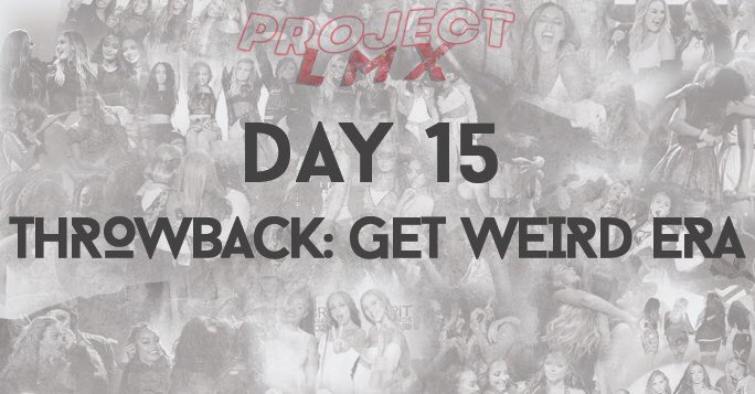 projectImx's tweet photo. DAY 15: throwback: GET WEIRD era
↳ onto little mix’s third project after cancelling the salute tour to focus on their album! bring every good memory of #LittleMixGetWeird’s era! https://t.co/LPAWxBK2JY