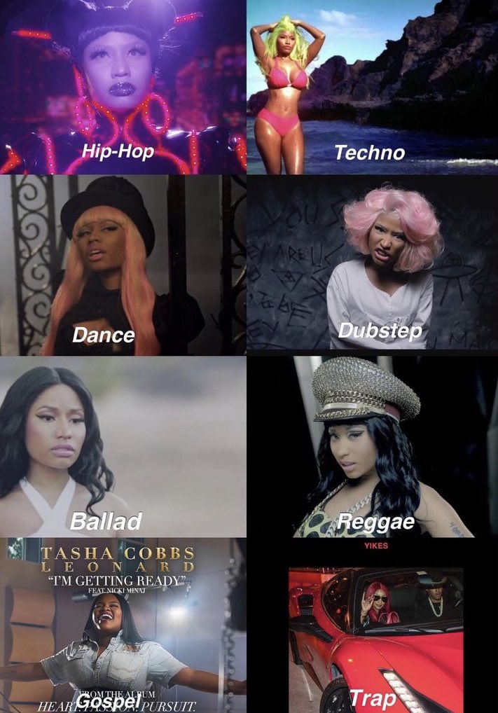 meandidc's tweet photo. Nicki Minaj is really the most versatile rapper ever. https://t.co/3XhvT1BOwI