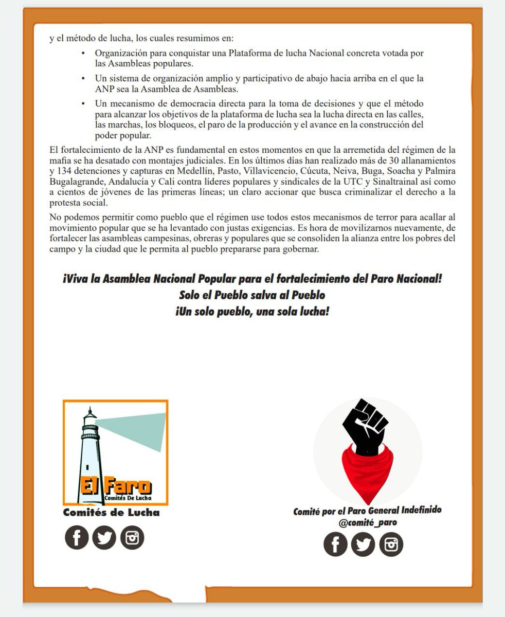 Comités de Lucha tweet media