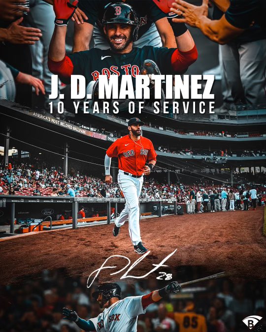 A decade in the show @JDMartinez28