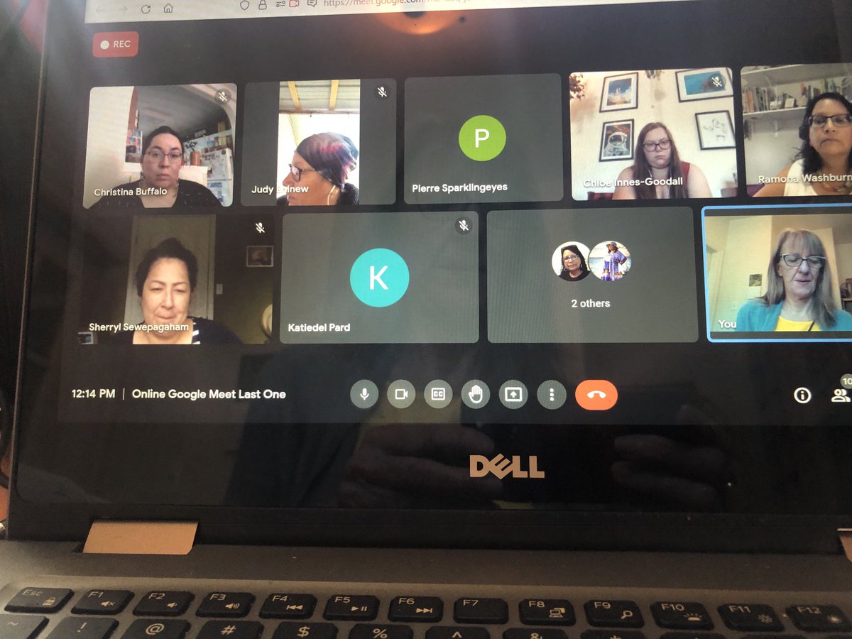 Final class for Leadership in Indigenous languages education Students worked very hard and I am so proud of these Indigenous Languages Warriors Hiyhiy