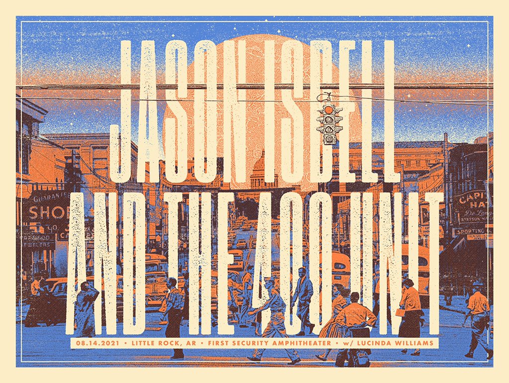 Little Rock! Pick up a poster tonight at First Security Amphitheatre.
 
Designed by <a href="/zocastudio/">Jose Garcia</a>. Printed by @crawlspacepress.