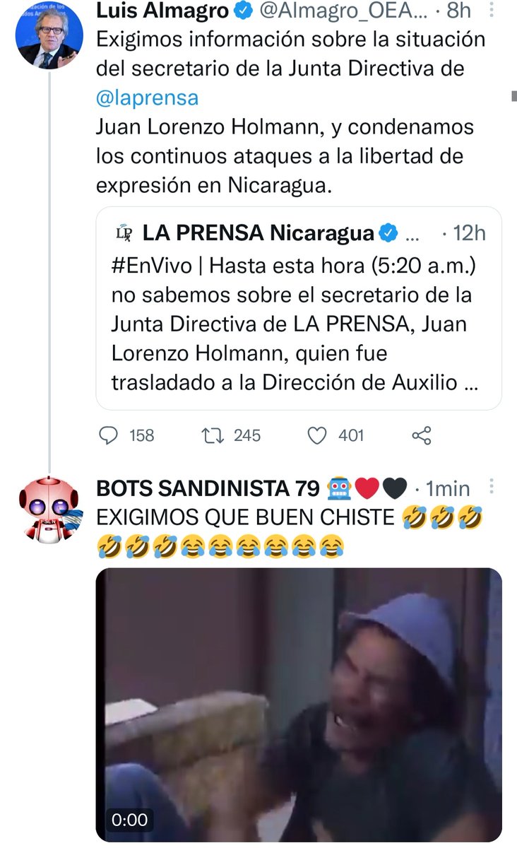 Y EL PRIMER LUGAR ES PARA <a href="/Almagro_OEA2015/">Luis Almagro</a> ELCHISTE DE LA SEMANA 🤡 LUSI ALMAGRO 🤣🤣🤣🤣😂😂😂😂😂😂